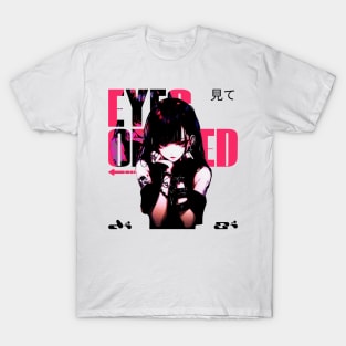 Harajuku Anime Girl Eyes Opened T-Shirt